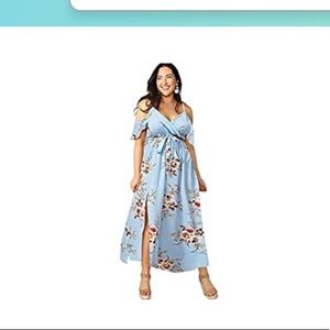 Cold Shoulder Maxi Dress